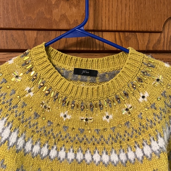 Yellow Patterned Sweater - Picture 2 of 5